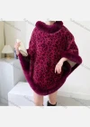 Wholesale Women's Fashion Causal Fuzzy Collar Thermal Leopard Cape - Liuhuamall