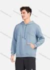 Wholesale Men's Casual Plain Long Sleeve Drawstring Hoodie With Kangaroo Pocket LF30# - Liuhuamall