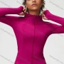 Wholesale Women's Sporty Stand Collar Long Sleeve Quick Dry Breathable Slim Fit Jackets preview