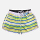 Women's Vacation Striped Contrast Pockets Drawstring Beach Shorts 2# Clothing Wholesale Market -LIUHUA