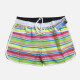 Women's Vacation Striped Contrast Pockets Drawstring Beach Shorts 1# Clothing Wholesale Market -LIUHUA