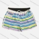 Wholesale Women's Vacation Striped Contrast Pockets Drawstring Beach Shorts 4# Clothing Wholesale Market Liuhua