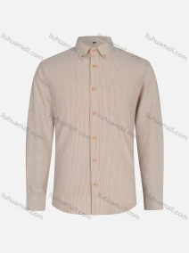 Wholesale Men's Slim Fit Long Sleeve Button Down Collar Striped Dress Shirts, LIUHUA CLOTHING WHOLESALE