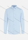 Wholesale Men's Business Plain Long Sleeve Shirt - Liuhuamall