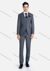 Wholesale Men's Formal Lapel Plain Patch Pockets Blazer & Waistcoat & Pants 3 Pieces Suit Set - Liuhuamall