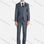 Wholesale Men's Formal Lapel Plain Patch Pockets Blazer & Waistcoat & Pants 3 Pieces Suit Set preview