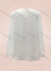 Wholesale Women's Casual Plain Guipure Lace Long Sleeve Blouse - Liuhuamall