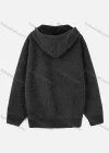 Wholesale Men's Casual Long Sleeve Plain Knitted Hooded Sweateshirts With Kanga Pocket - Liuhuamall