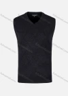 Wholesale Men's Casual Slim Fit V Neck Sleeveless Plain Knit Wool Blend Sweater Vest 8808# - Liuhuamall