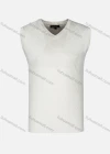Wholesale Men's Casual Slim Fit V Neck Sleeveless Plain Knit Wool Blend Sweater Vest 8808# - Liuhuamall