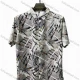 Wholesale 2026 Men's Slim Fit Short Sleeve Abstract Art Print Button - Down Casual Dress Shirt | Wholesale & In Stock Dark Gray Clothing Wholesale Market Liuhua