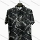 Wholesale 2026 Men's Slim Fit Short Sleeve Abstract Art Print Button - Down Casual Dress Shirt | Wholesale & In Stock Black Clothing Wholesale Market Liuhua