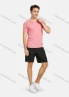 Wholesale Men's Athletic Letter Print Breathable Running T-shirts - Liuhuamall