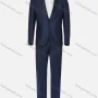 Wholesale Men's Fashion Shawl Collar Plain One Button Pockets Slim Fit Blazer & Trousers 2 Piece Sets preview