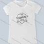 Wholesale Women's Casual Short Sleeve Rhinestone Letter Pattern Plain T-shirts preview