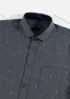 Wholesale Men's Slim Fit Long Sleeve Button Down Allover Print Dress Shirts - Liuhuamall