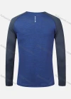 Wholesale Men's Round Neck Long Sleeve Colorblock Running Workout Pullover Sweatshirt T202# - Liuhuamall