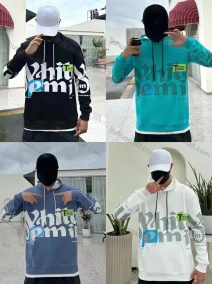 Wholesale Men's Casual Letter Print Drawstring Long Sleeve Kangaroo Pocket Oversized Hoodie, LIUHUA CLOTHING WHOLESALE