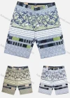 Wholesale Men's Casual Baroque Folkloric Floral Print Pockets Shorts - Liuhuamall