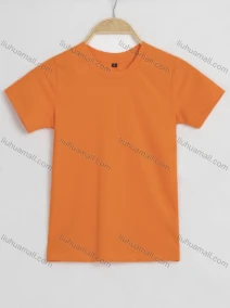 Wholesale Girls' Basics Casual Plain Short Sleeve Round Neck T-Shirt, LIUHUA CLOTHING WHOLESALE