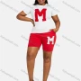 Wholesale Women's Casual 2 Piece Letter Short Sleeve Top & Shorts Set 28077# preview