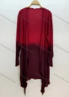 Wholesale Women's Casual Long Sleeve Gradient Stiching Color Loose Fit Cardigan - Liuhuamall