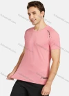 Wholesale Men's Athletic Letter Print Breathable Running T-shirts - Liuhuamall