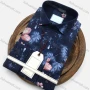 Wholesale Men's Vacation Slim Fit Shirt Collar Long Sleeve Tropical Print Shirt preview