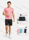 Wholesale Men's Athletic Letter Print Breathable Running T-shirts - Liuhuamall