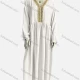 Wholesale Women's Vintage V Neck Long Sleeve Embroidery Trim Maxi Dress 2# Clothing Wholesale Market Liuhua
