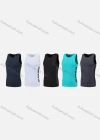 Wholesale Men's Athletic Workout Letter Print Quick Dry Round Neck Tank Top 1605# - Liuhuamall