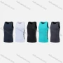 Wholesale Men's Athletic Workout Letter Print Quick Dry Round Neck Tank Top 1605# preview