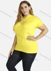 Wholesale Women's Plain Short Sleeve V Neck Rhinstone Blouse - Liuhuamall