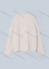 Wholesale Woman's Casual V Neck Button Front Long Sleeve Cable Knit Cardigan - Liuhuamall