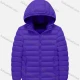 Wholesale Kids Casual Hooded Long Sleeve Zipper Pocket Thermal Puffer Jacket Medium Blue Clothing Wholesale Market Liuhua