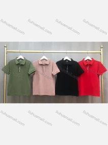 Wholesale Boys Cotton Plain Letter Short Sleeve Polo Shirt, LIUHUA CLOTHING WHOLESALE