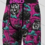 Wholesale Men's Pink Boxer Briefs with Black Rose & Dollar Bill Print - High-Waist Stretch Comfort, Streetwear Style Wholesale preview