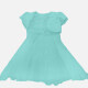 Girls Lovely Rhinestone Ruffle Trim Zipper Back Flower Dress & Crop Cardigan Set 39# Clothing Wholesale Market -LIUHUA