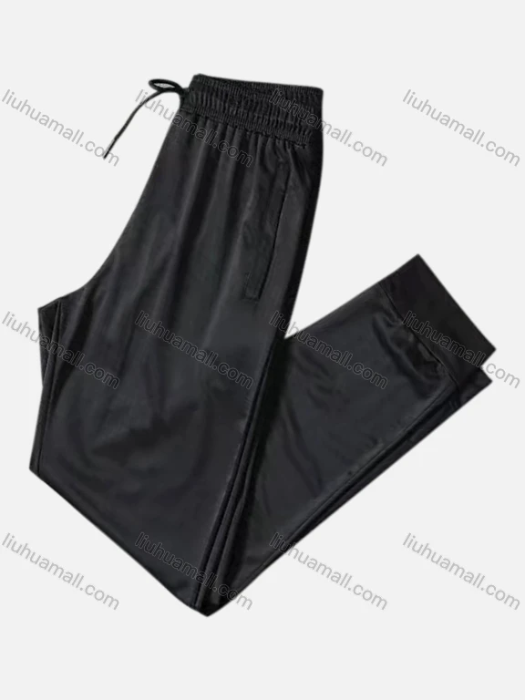 Wholesale Men's Athletic Drawstring Quick Dry Breathable Plain Pants