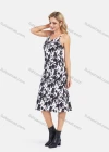 Wholesale Women's Corduroy Beauty Spaghetti Strap Ditsy Floral Rib-Knit Knee Length Cami Dress - Liuhuamall
