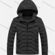 Wholesale Kids Casual Hooded Long Sleeve Zipper Pocket Thermal Puffer Jacket Black Clothing Wholesale Market Liuhua
