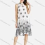 Wholesale Women's Casual Keyhole Neck Allover Print Midi Tank Dress preview