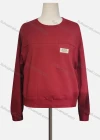 Wholesale Women's Casual Crew Neck Long Sleeve Sewing Label Plain Sweatshirt - Liuhuamall