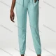 Wholesale Women's Sporty Pockets Drawstring Quick Dry Breathable Joggers Lake Blue Clothing Wholesale Market Liuhua