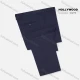Wholesale Men's Business Plain Patch Pocket Button Closure Ankle Length Slim Fit Suit Pants 76997# Navy Clothing Wholesale Market Liuhua