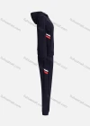 Wholesale Men's Casual Striped Long Sleeve Zip Drawstring Hoodie & Ankle Length Jogger 2 Piece Set 23-2# - Liuhuamall