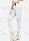 Wholesale Women's Tie Dye Mock Neck Tee With High Waist Leggings 2 Piece Set - Liuhuamall