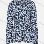 Wholesale Women's Casual Leopard Print Ruffle Hem V Neck Slim Fit Long Sleeve Short Dress preview