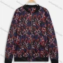 Wholesale Women's Spring/Fall Abstract Print Long Sleeve Casual Jacket preview