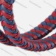 Wholesale Microfiber Leather Stainless Steel Button Buckle Bracelet SP0498J# Red & Blue Clothing Wholesale Market Liuhua
